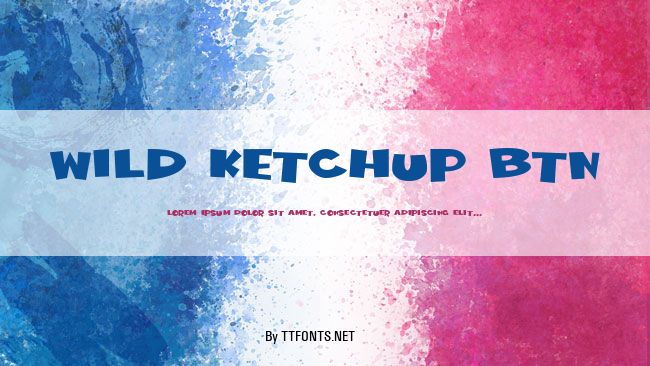 Wild Ketchup BTN example